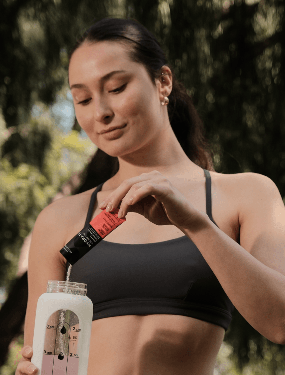 Image of woman with products